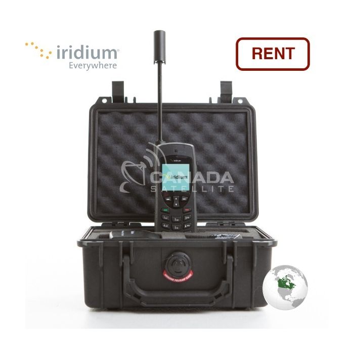 Iridium 9555 Satellite Phone Rental - Canada + Alaska - w/ FREE Minutes