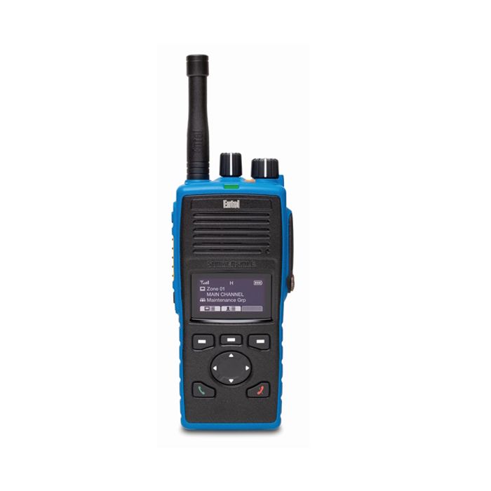 Entel DT985M, ATEX IIC radio, intrinsically safe radio, UHF radio, digital radio, two-way radio, marine radio, industrial radio, hazardous environment radio, IP68 radio, submersible radio, durable radio, professional radio, Entel DTEx, critical communicat