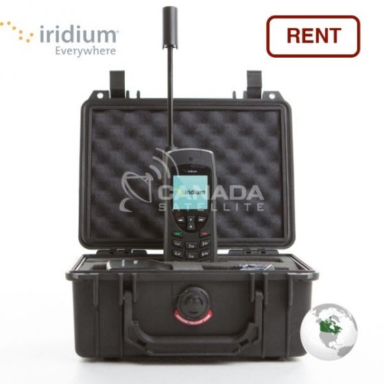 Iridium 9555 Satellite Phone Rental - Canada + Alaska - w/ FREE Minutes