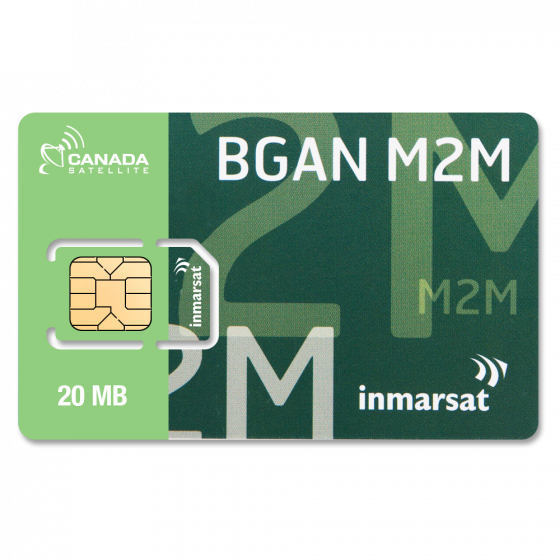 Forfait Inmarsat BGAN M2M 20 Mo