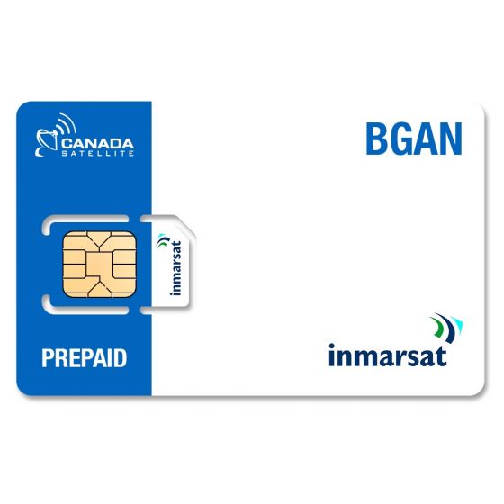 Carte SIM prépayée Inmarsat BGAN + livraison gratuite !!!