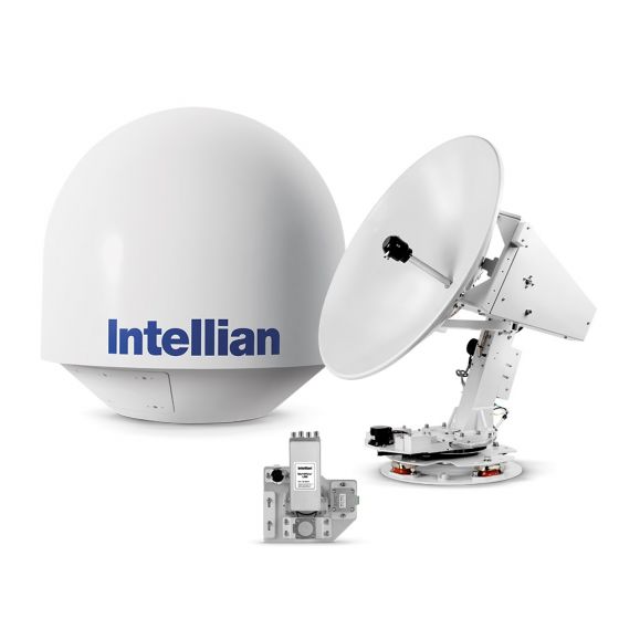 Intellian t80Q 3-axis Global System with 85cm (33.5 inch) Reflector & Universal Quad LNB