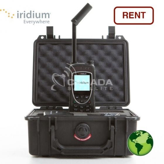 Iridium 9575 Extreme Satellite Phone Rental w/ GPS - GLOBAL - w/ FREE Airtime Minutes