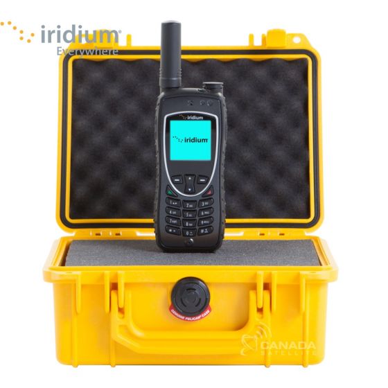 Iridium 9575 Extreme Satellite Phone + Pelican 1150 Case + Free Shipping!!! - Yellow