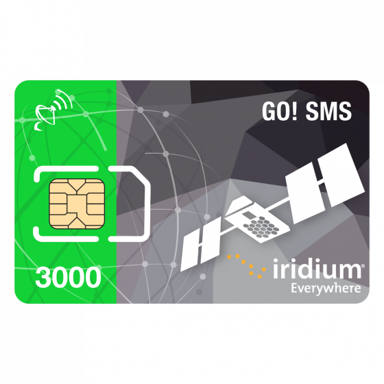 Iridium GO! 3000 SMS 6 Month Prepaid
