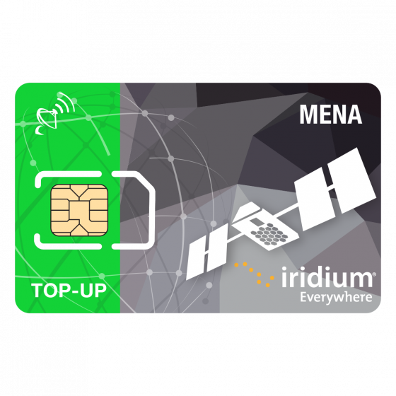 Iridium Middle East / North Africa (MENA) Online Top Up