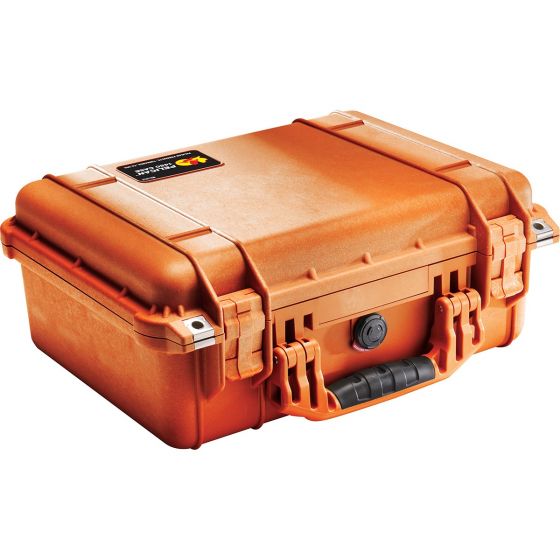 Valise Pelican 1450 (sans mousse, orange)