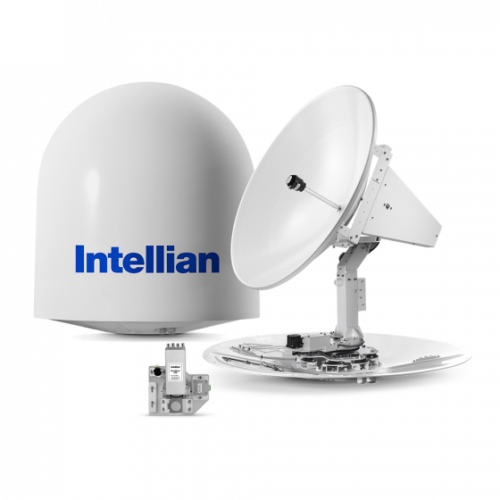 Intellian t100W 3-axis Global Marine Satellite TV System w/ 105cm (41.3