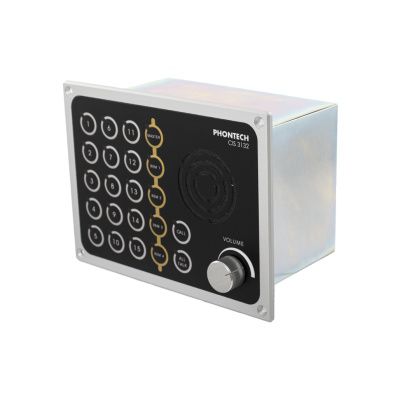 ZENITEL 3132 CIS Remote Master Station, 15 + 4 Remote Lines, 24V DC, Console Mounted (4000016787)