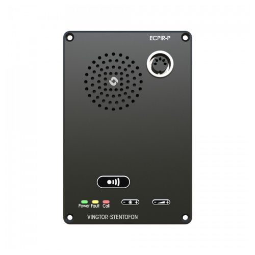 ZENITEL ECPIR-P Exigo Call Panel, PTT Button, Pluggable Microphone, Ethernet (1023200030)