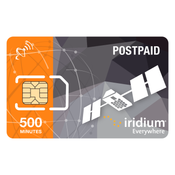 Forfait mensuel standard Iridium avec 500 minutes et SMS gratuits illimités