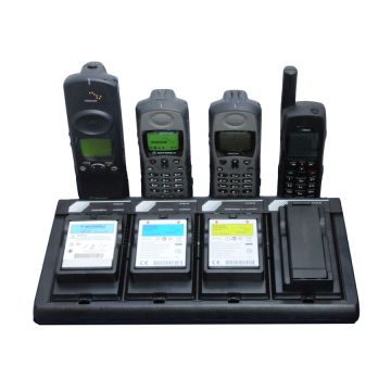 SatStation Four-Bay Battery Charger for Iridium 9575 Extreme and Iridium 9575 PTT (SAT-CHG4-9575)