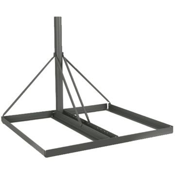 Canada Satellite | Support de toit non pénétrant CCD avec mât réglable