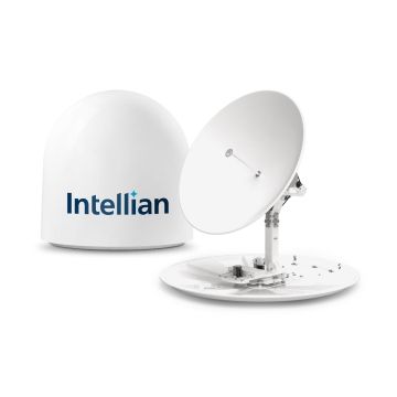 Intellian t130N Global Marine Satellite TV Antenna System w/ 125cm (49.2") Dish In V130nx Matching Radome With Heating Device (T4-131BW3H)