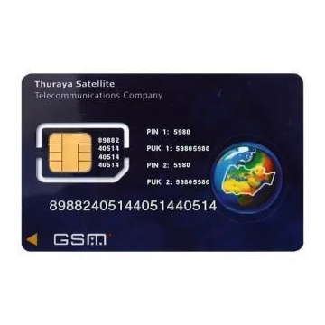Thuraya NOVA Prepaid SIM Card