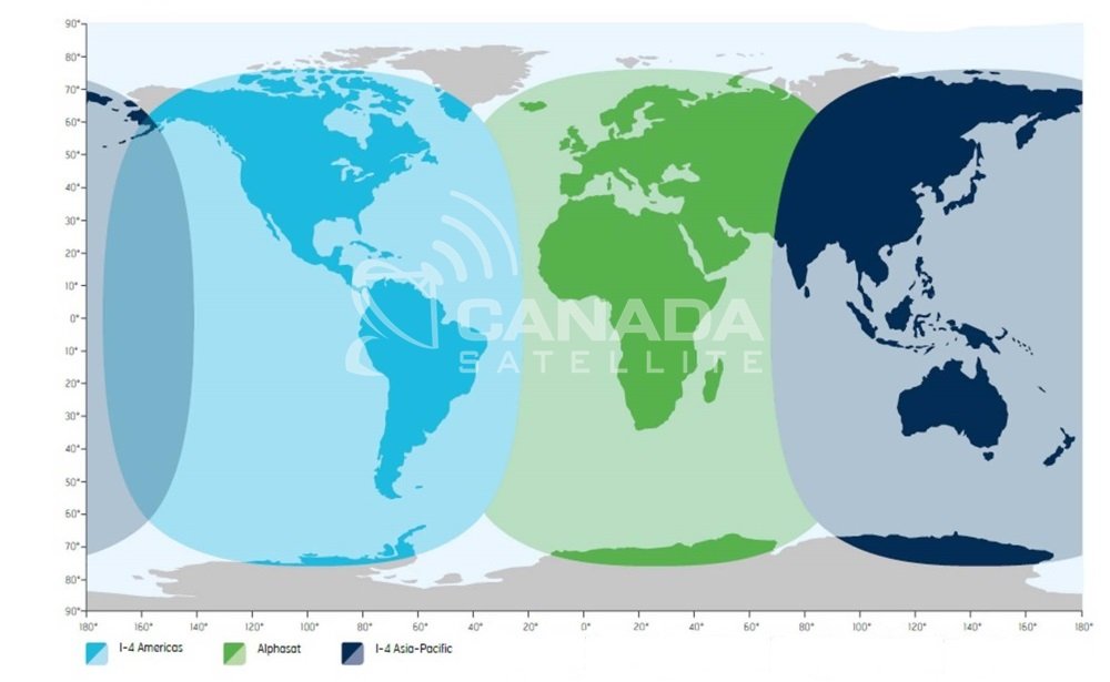 Inmarsat BGAN M2M Coverage Map