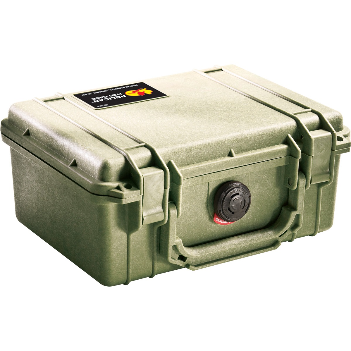 Pelican 1170 Watertight Case with Lid and Foam, OD Green